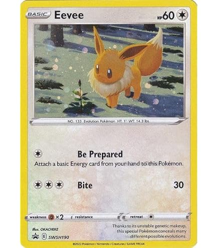Eevee Holo Price Pokemon Eevee SWSH127 Black Star Promo Card - Single Cosmic Holo Trading Card Pokemon Card Eevee Holo Price Pokemon Eevee SWSH127 Black Star Promo Card - Single Cosmic Holo Trading Card Pokemon Card