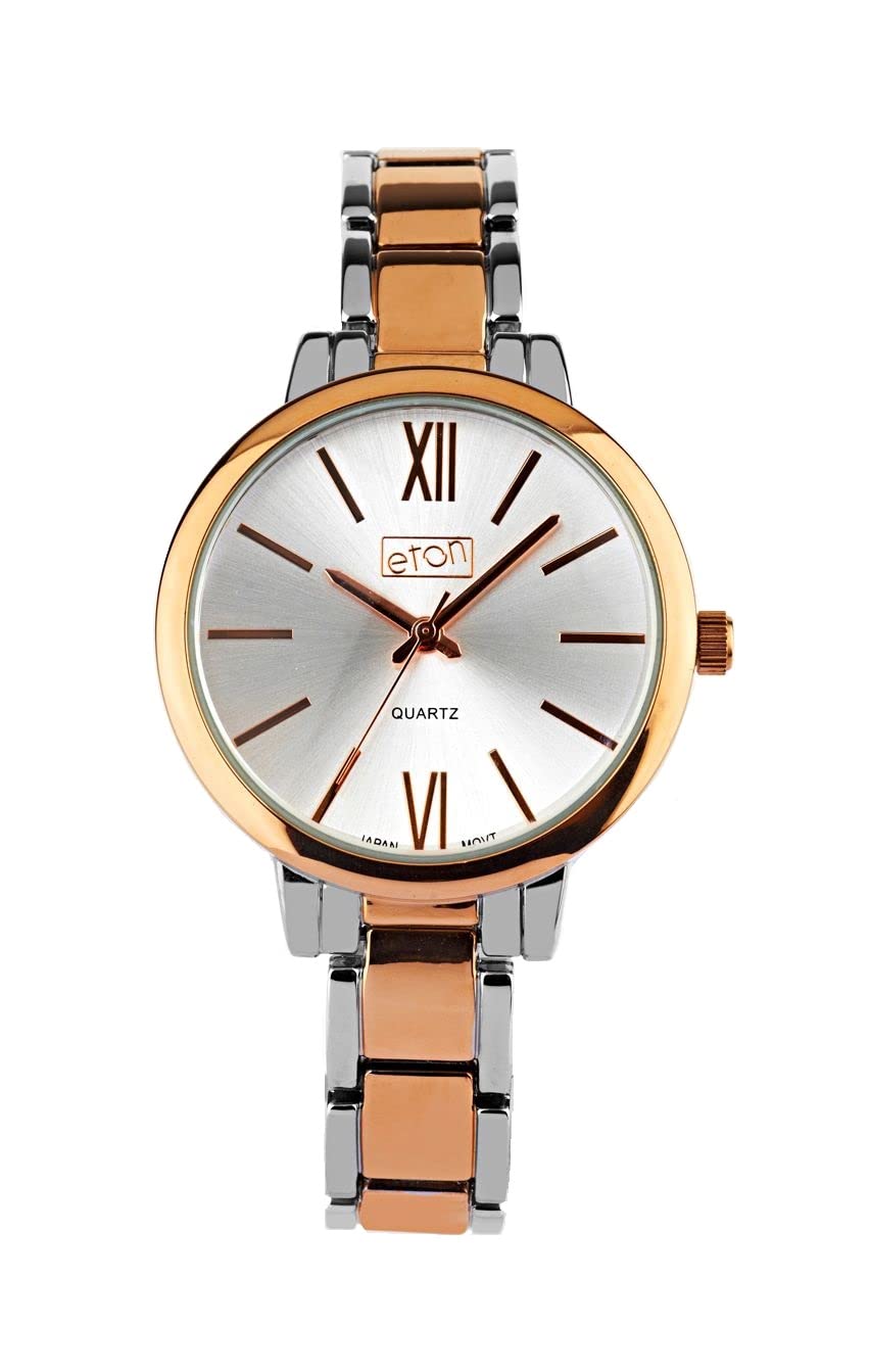 Eton Women's Classic Analogue Quartz Watch, Two Tone Bracelet - 3288J-TT