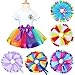Little Kids Girls Rainbow Skirt Cute Tutu Dance Ballet Party Dress,Large / 4-7 Years,0#