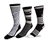 Men's 3 Pack Athletic Performance Dress Socks - Running, Basketball, Sports Training By VYBE