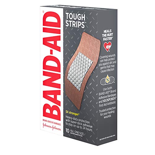 BAND-AID® BRAND TOUGH STRIPS® BANDAGES XL, 10 COUNT