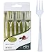 Lillian Tablesettings 48 Count Mini Plastic Forks, Clear
