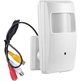 Vanxse 1/3 CCD 1000TV HD Mini CCTV Security Camera 3.6mm 90Degree PIR Housing Hidden Surveillance Camera Pinhole Lens for Home Security