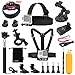 Luxebell Accessories Kit for AKASO EK5000 EK7000 4K WIFI Action Camera Gopro Hero 6 5/Session 5/Hero 4 3 2 1 DBPOWER Apeman Xiaomi Yi