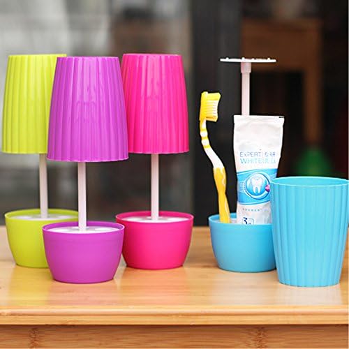 UONLY® Creative Bonsai Style Table Lamp Shape Toothbrush Cup Toothpaste Holder Random Color