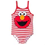 Sesame Street Elmo Girls Swimwear Swimsuit (Baby/Toddler)