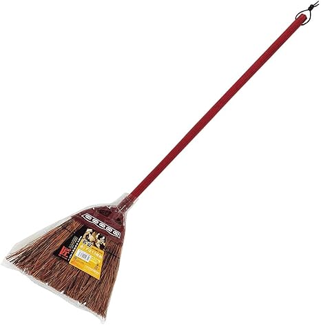 Amazon Co Jp アズマ 天然素材の庭ほうき 名匠153 赤シダほうき 短柄 ホーム キッチン