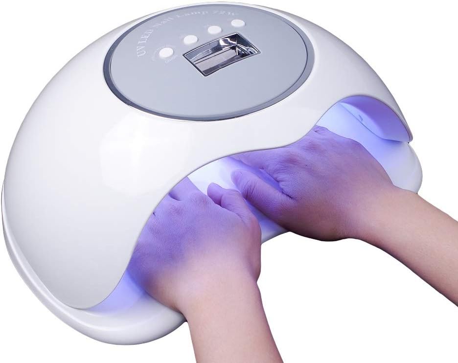 UK 72W UV LED Nail Lamp Nail Dryer For All Gels Highest Power Fast Drying For Curing Gel Polish Ice Lamp For Nail