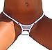 Deargirl Thong Hollow Out Panty G String Lingerie (Plus Size(Fits Women Sizes 10 to 16), White)