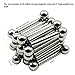 Magnetic Building Blocks, 63pcs Magnet Construction Set Magnetic Stick and Building Blocks Fidget Toy Sets Metal Puzzle Desk Office Toy Game for Kids and Adults