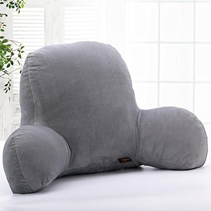 Kenmont Luxury Lumbar Support Cushion Reading Pillow Sofa Chair
