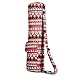 IUGA Yoga Mat Bag Easy Access Zipper with 2 Functional Storage Pockets, Fine Canvas with Eco Printing, Adjustable Shoulder Strapthumb 1
