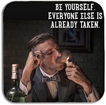 BigBazza Peaky Blinders Gang Tv Show Arthur Shelby brother Fan Gift Gift Coffee Tea Office Kitchen Novelty Cup Mug Coaster - Wood