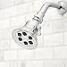 Speakman S-2254 Retro 3-Setting Shower Head for Stylish Bathroom Décor, 2.5 GPM, Polished Chrome