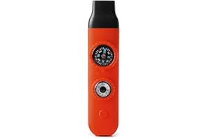 JETFREE Multifunctional Survival Emergency Whistle for Kids with Compass Hiking Survival, Thermometer & Neck Lanyard | Emergency Safety Gear for Hiking, Camping, Kayaking, Boating, Climbing