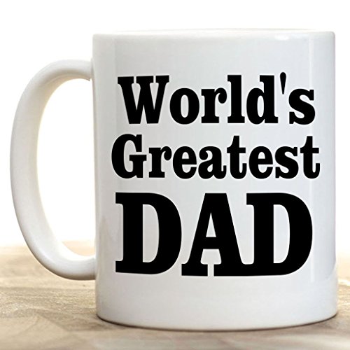 11 Ounce Ceramic Printed Coffee Mug World's Greatest Dad"