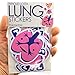 I Heart Guts Whole Lotta Lung Stickers - 15 Lung Stickers - Vinyl Sticker Pack