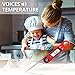 Meat Thermometer, Tker Digital Instant Read Cooking Food Thermometer with Calibration  LCD Backlight Screen and Voice Broadcast for Kitchen BBQ Grill