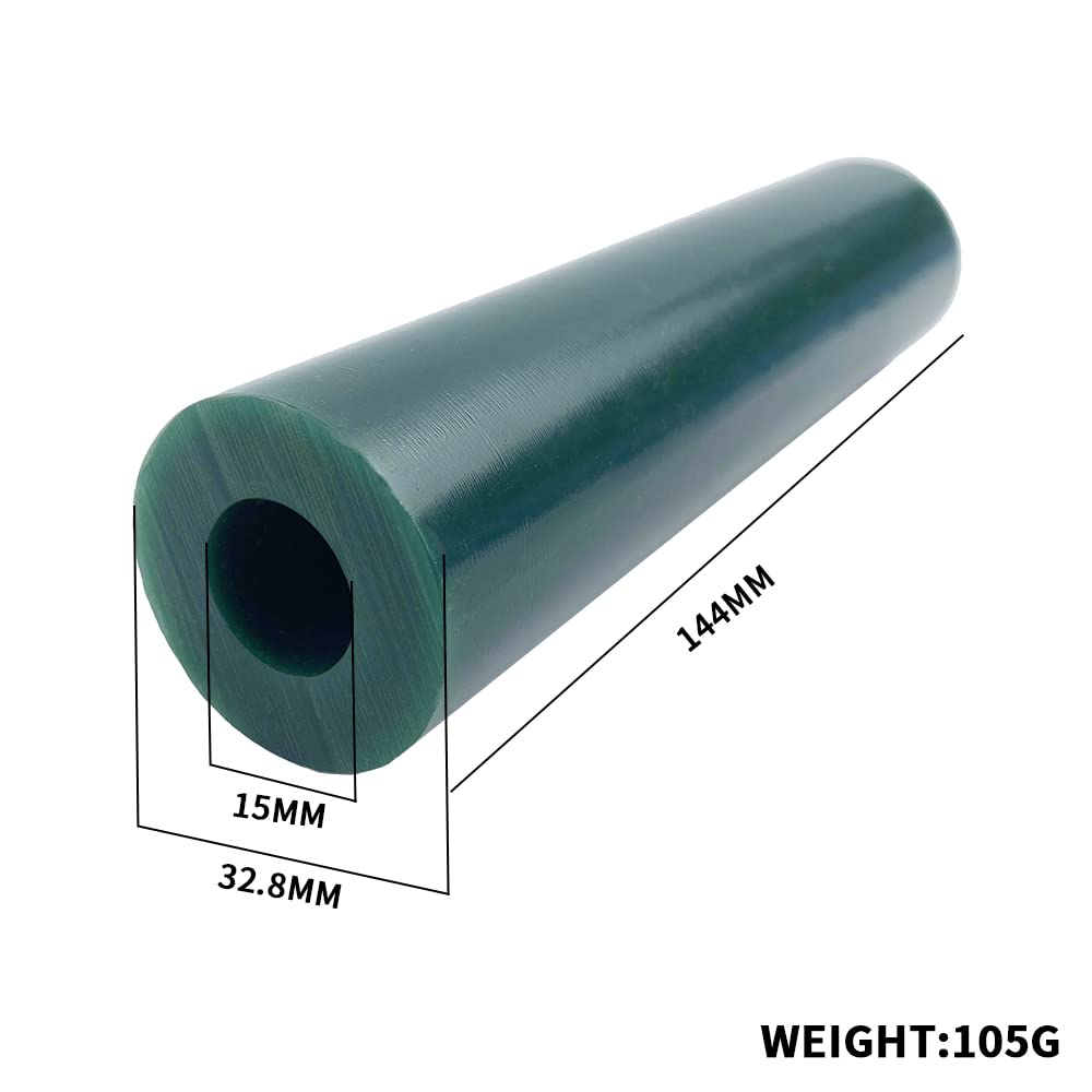 PHYHOO Green Carving Wax Tube for Ring Mold Jewelry Casting Round Hole (C8)