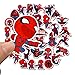 Spider-Man Stickers Laptop Stickers Waterproof Skateboard Snowboard Car Bicycle Luggage Decal 35pcs Pack (Spider-Man)