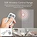 LACORAMO Door Chime 130db Wireless Alarm Sensor,2 Remote Controls,Door Entry Burglar Alert Security System for Home,Bussiness,Kids Safety(1 Pack)