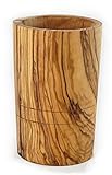 Le Souk Olivique Olive Wood Utensil Holder, 6-Inch