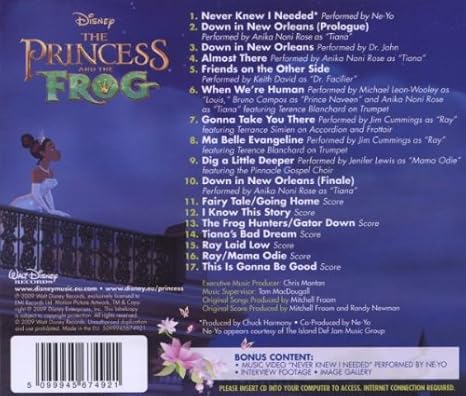 The Princess And The Frog Engl Original Version Randy Newman Amazon De Musik