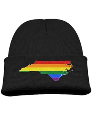 North Carolina Anti LGBT Kid's Hats Winter Funny Soft Knit Beanie Cap, Unisex