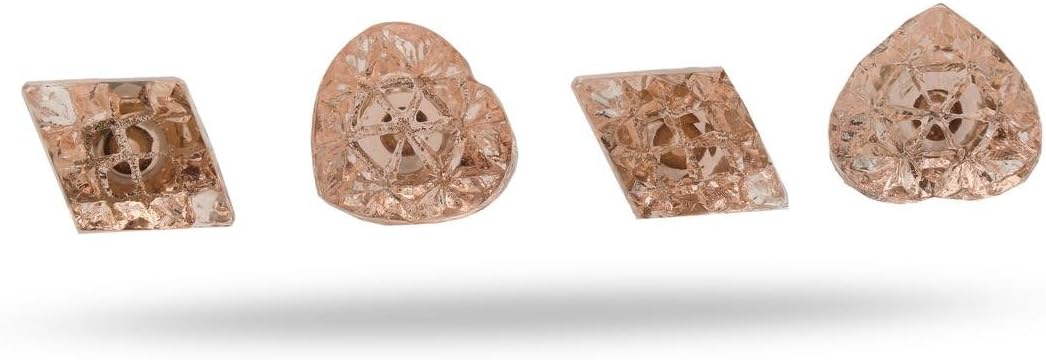 Ceramic Knobs Kitchen Cabinet Cupboard Door Knobs Dresser Wardrobe and Drawer Pull (Set of 4, Pink2)