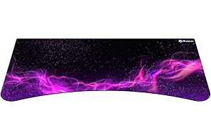 Arozzi Arena Full Surface Custom Deskmat is an Interchangeable Water Resistant and Washable Mouse Pad with Stitched Edges - D031