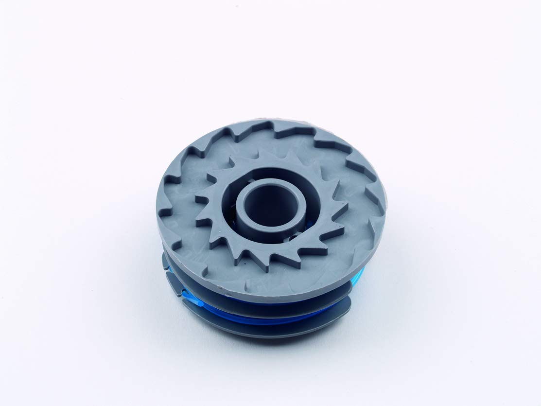 Ratioparts Grass trimmer spool diameter 1.5 mm x 5.0 m two-thread spool, grey blue