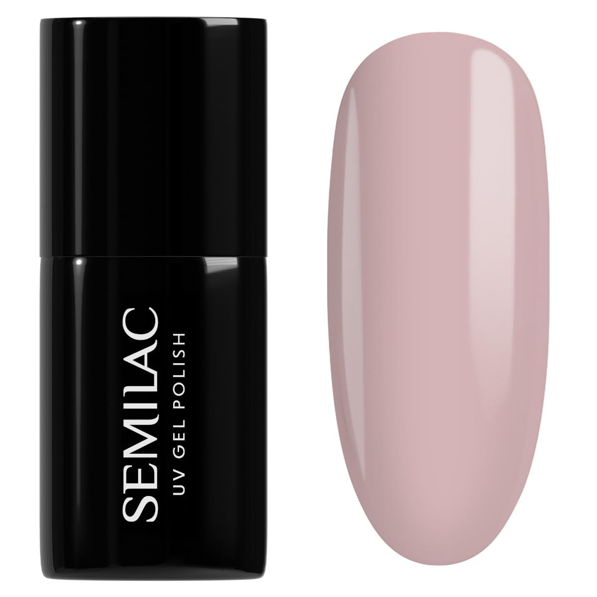 SEMILAC Gel Nail Polish 135 Frappe - Full Coverage Gel Polish - Soak Off Easy To Use LED/UV Nail Lamp - Long Lasting Manicure and Pedicure up to 3 weeks