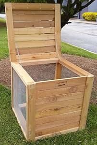 Amazon.com : Farmer D Organics Cedar Compost Bin : Outdoor 