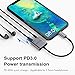 USB C to 3.5mm Headphone Adapter QGeeM 2 in 1 Type C to AUX Jack USB C Headphone Converter with Volume Control for Ipad Pro 2018 Pixel 2XL 3 3XL HTC