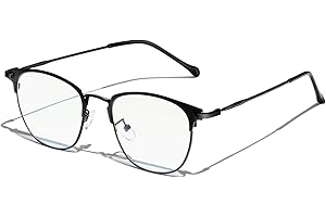 KANASTAL Blue Light Blocking Glasses for Women Men Round Square Fashion Retro Frame Anti UV Ray Computer Gaming Eyeglasses