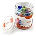 56 Push Pin Magnets - Perfect for the Fridge, Magnetic Whiteboard, Calendar, Map and More. 2 SIZES and 7 Bright Colors for More Uses and Versatility - Perfect for Home, Office or School