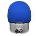 Professional Foam Windscreen for Blue Yeti - Covers Other Large Microphones, such as MXL, Audio Technica and Many More - Quality Sponge Material Makes This The Perfect Pop Filter for your Mic (Blue)