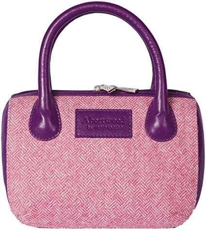 pink tweed handbag