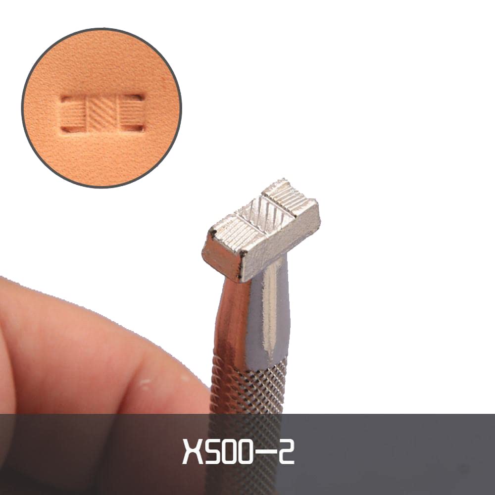 PANSHIYON Leather Stamps,3 Pack Professional Leather Stamping Tools for Craft Working