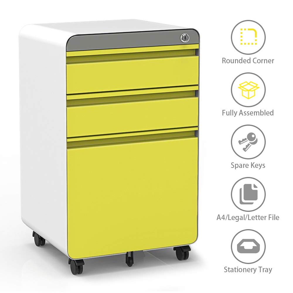 Dripex Fully Assembled 3 Drawer Mobile F Buy Online In Bahamas At Desertcart