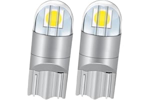 Ruiandsion T10 194 W5W Bulb 6V Non-polarity 6000K White 200Lm 3030 2SMD LED Bulb for Car Interior Map Roof Door License Plate