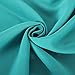 Deconovo Room Darkening Blackout Curtain Thermal Insulated Grommet Curtains for Living Room 42x95 Inch Turquoise Two Curtain Panels