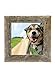 BARNWOODUSA Farmhouse 10x10 Picture Frame 1 1/2 inch Molding 100% Reclaimed Wood Rustic Natural Weathered Gray