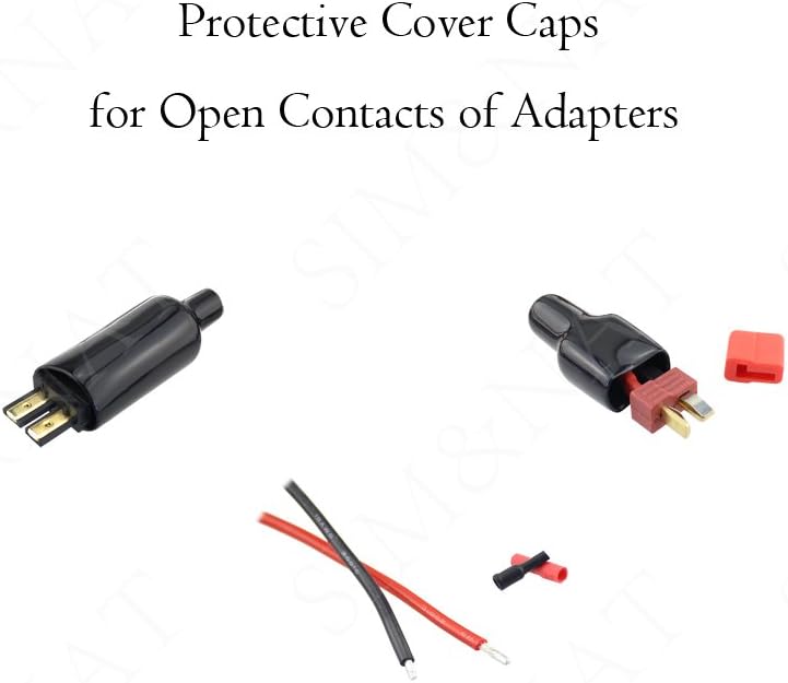 SIM&NAT RC Lipo Battery Charger Adapter Connector Splitter Cable, 8 in 1 Octopus Convert Wire to 4.0mm Banana Plug for TRX, Tamiya, EC3, JST, Futaba, XT60, T- Dean: Toys & Games