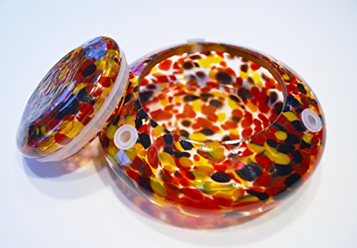 Nature's Way Bird Products GHF5 Garden Top Fill Hummingbird Feeder, 18 Ounce Capacity, Molten