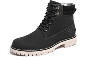 CARLKARIDA Mens Snow Boots Fur Lined Hiking Boots Waterproof Anti-Slip Outdoor Climbing Shoes