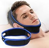 Sleep Well Anti-Snore Chin Strap Reduce Snoring Device Breathing Jaw Strap, Straight shape by SMART-FIT