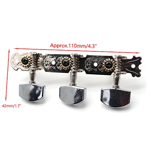 Timiy Guitar String Tuning Machine Head/Guitar Tuning Keys 3 Left / 3 Right Alignment- Set of 2 - Thumbnail 2