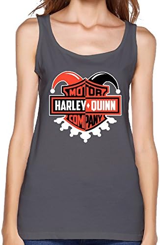 YILAI Women's Suicide Team Harley Quinn Tank Top DeepHeather