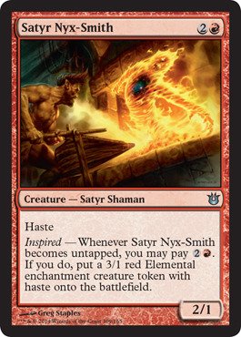 Magic: the Gathering - Satyr Nyx-Smith (109/165) - Born of the Gods